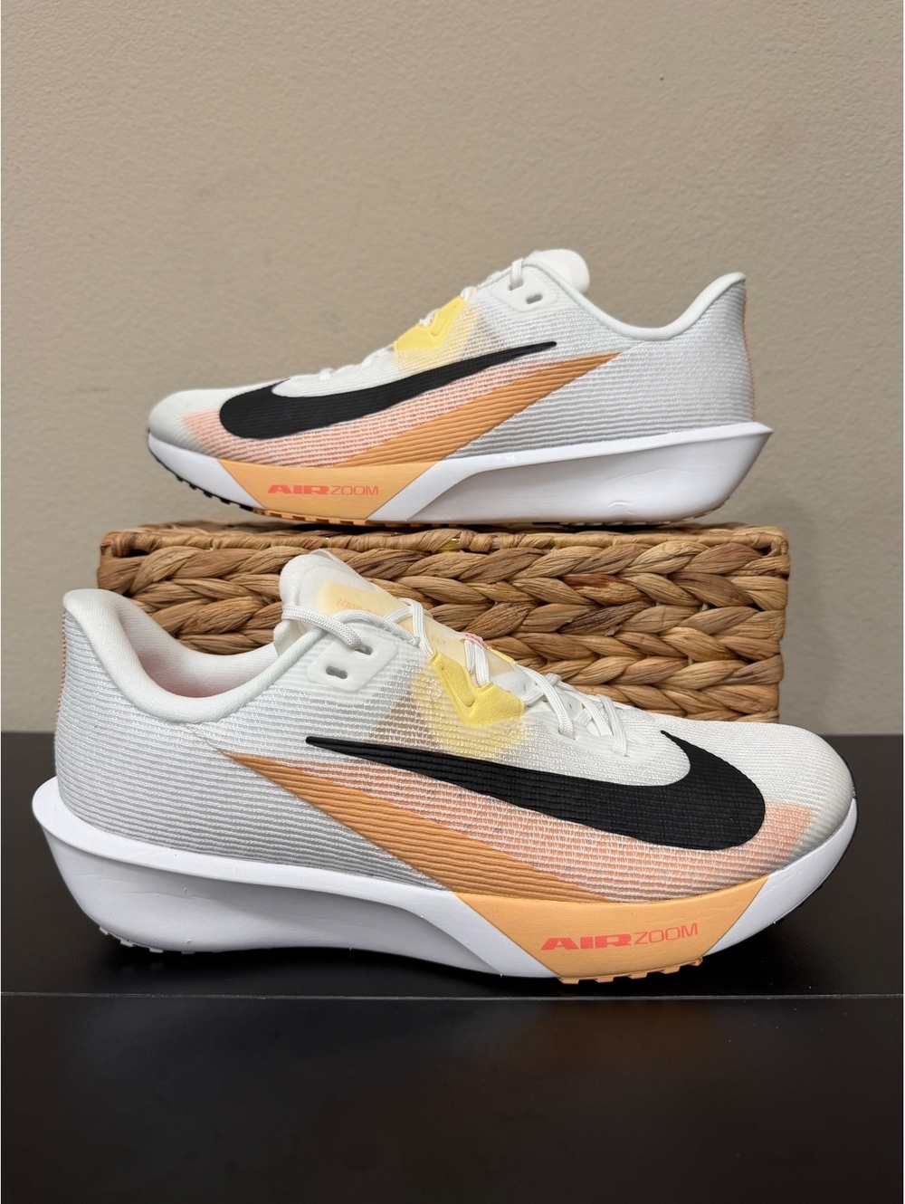 Size 10.5 - Nike Air Zoom Rival Fly 4 “White Orange Chalk”